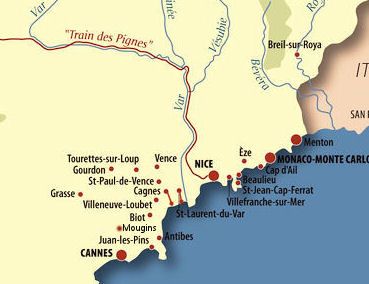 Riviera Map