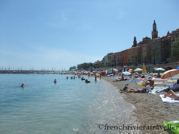 Menton beach