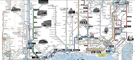 Nice Bus Map