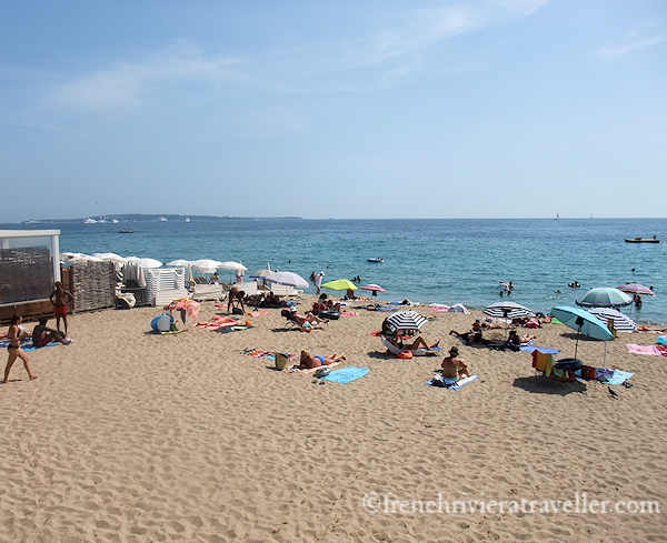Cannes public beach