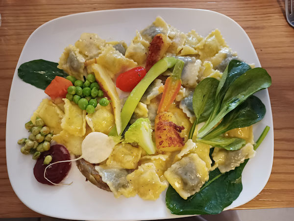 Plate of local food
