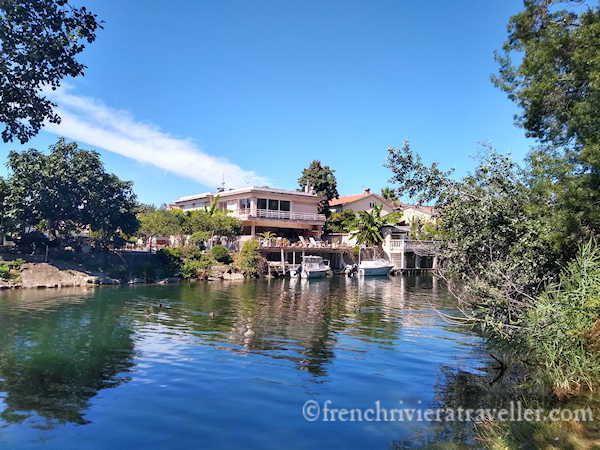 The Loup river, Villeneuve-Loubet