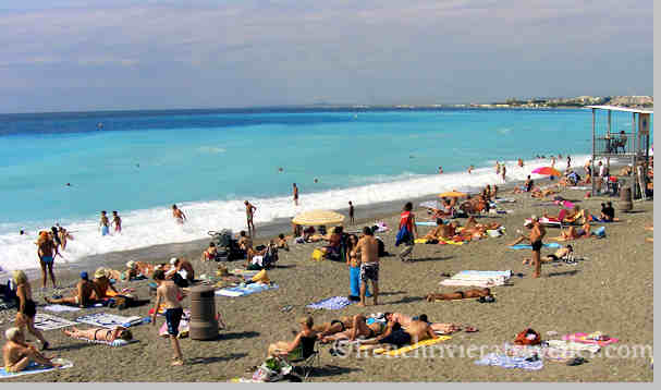 Beach in Nice
